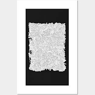 Abstract Line Design Posters and Art